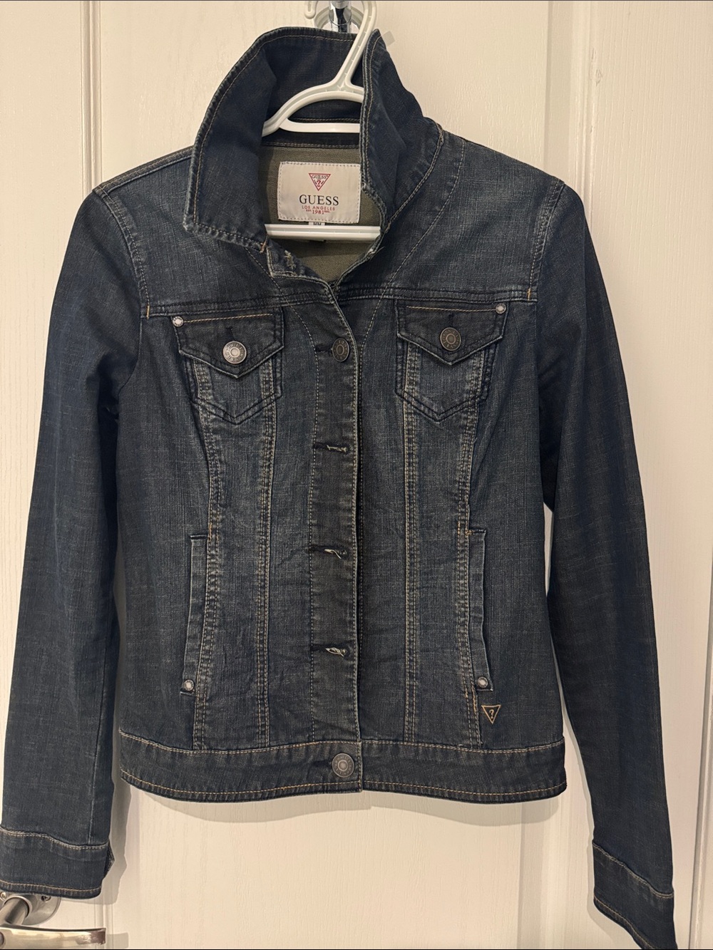 Guess Dark Blue Women's Denim Jacket